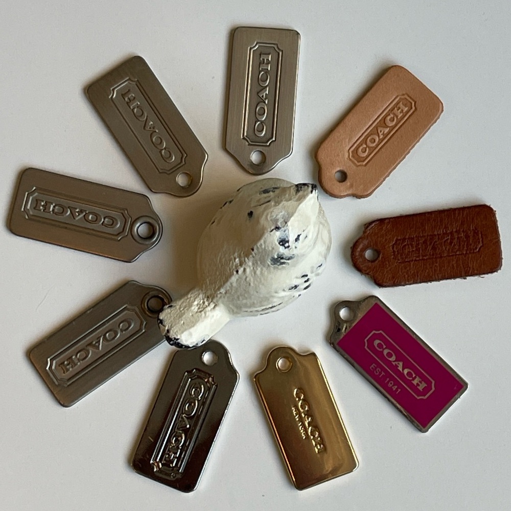 COACH Fob Bag Charm Keychain Hang Tag